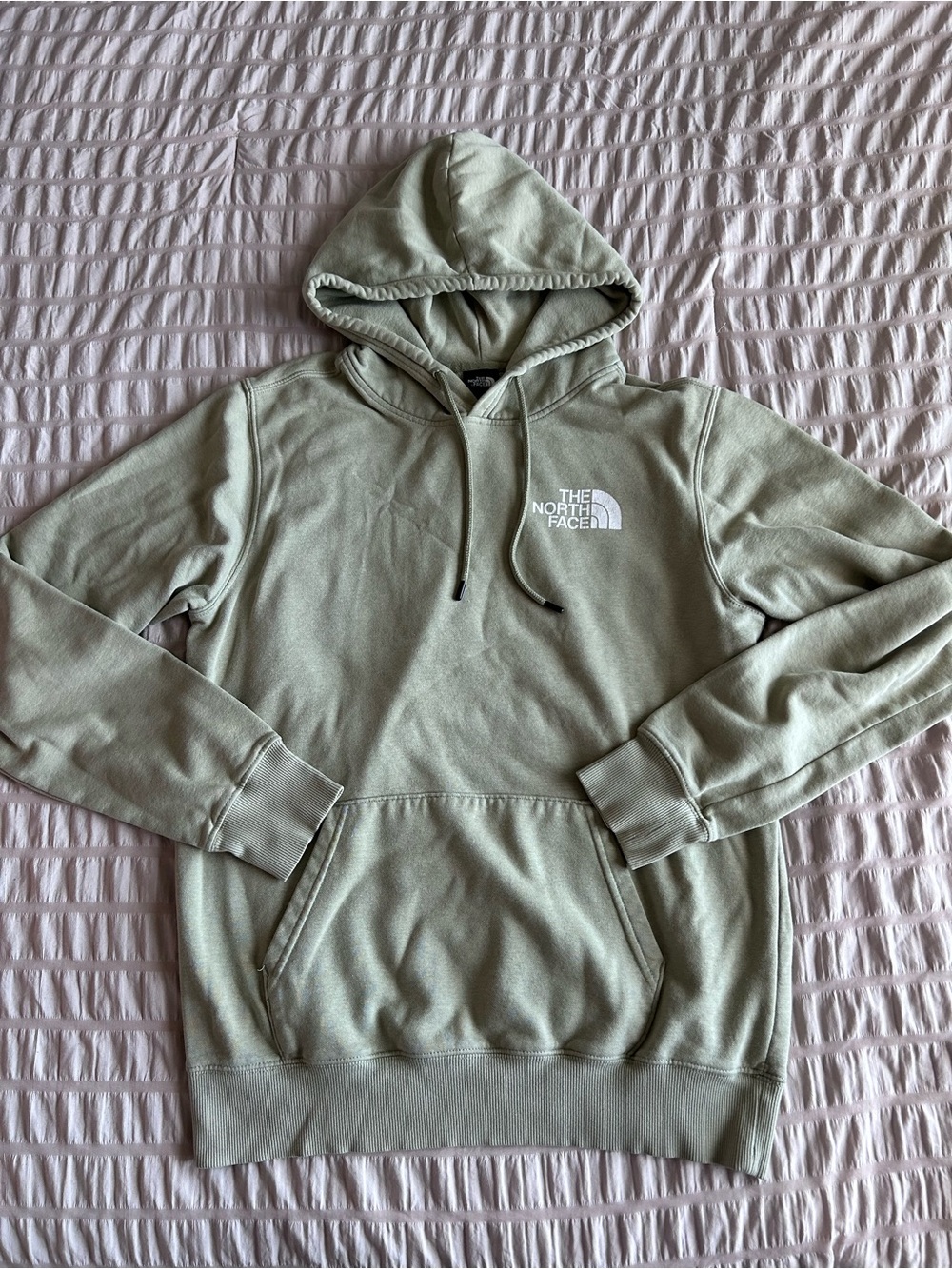 The North Face Sage Green Logo Pullover Hoodie (S)